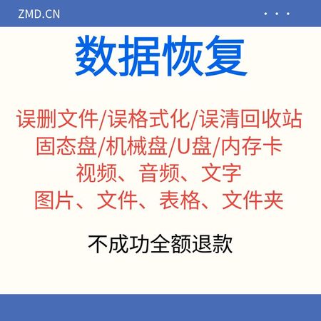 数据恢复/误删文件/误格式化/误清回收站/移动硬盘/机械硬盘/U盘/内存卡/视频/音频/文字/图片/文件/表格