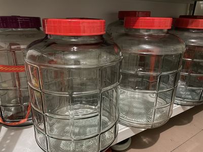 20升/40斤容量玻璃罐/密封罐/泡酒罐/泡菜罐